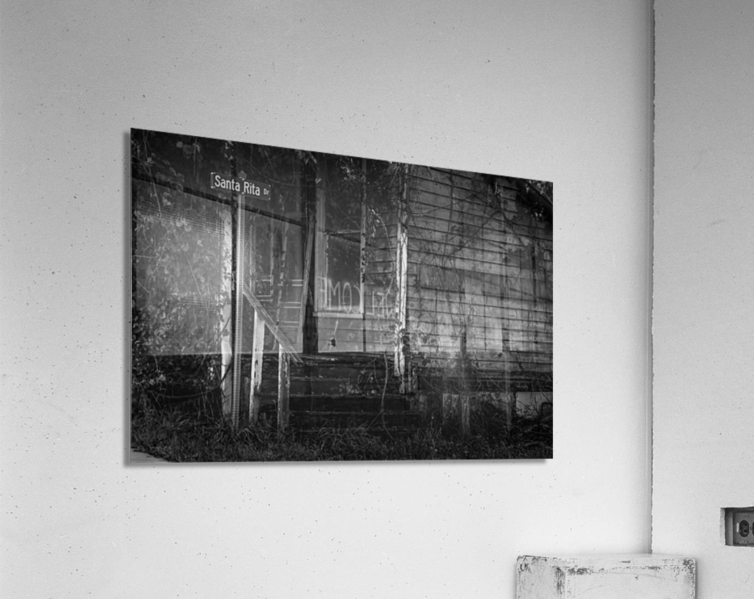Abondoned Building BW Acrylic Print