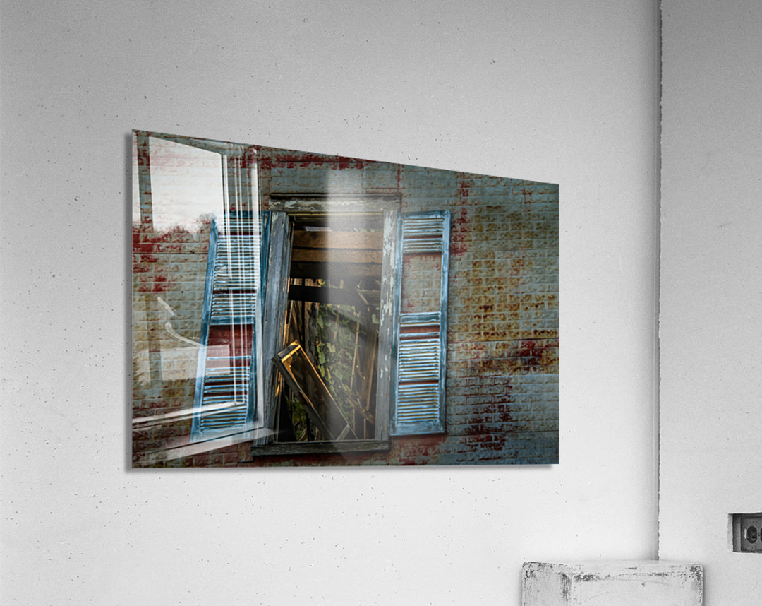 Outside Through the Window Acrylic Print