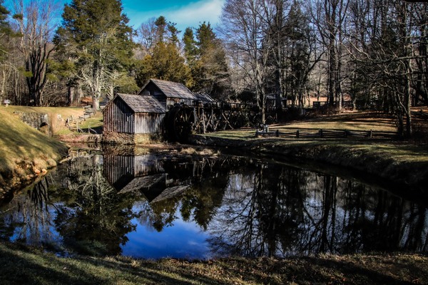 Late Winter at Mabry Mill Print