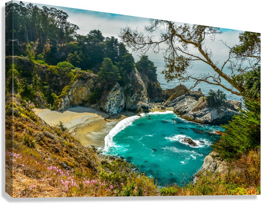 Seaside Serenity: McWay Falls  Impression sur toile