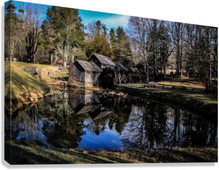 Late Winter at Mabry Mill  Canvas Print