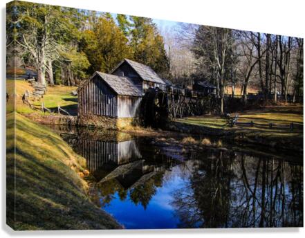 Mabry Mill - Late Winter  Canvas Print