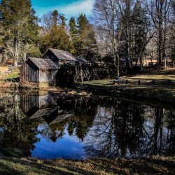 Late Winter at Mabry Mill