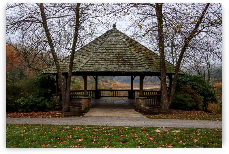 The Gazebo in Autumn by Deb Beausoleil
