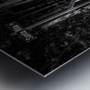 Abondoned Building BW Metal print