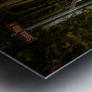 Abondoned Building  Metal print