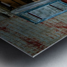 Outside Through the Window Metal print