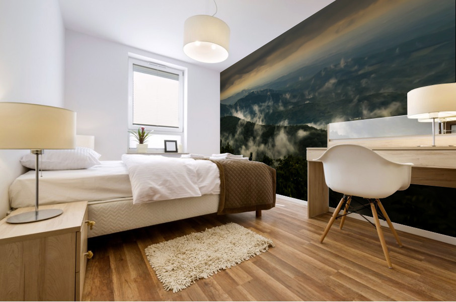 Rock Castle Gorge Mural print