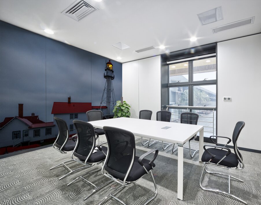 The LIght is On Wall Printing