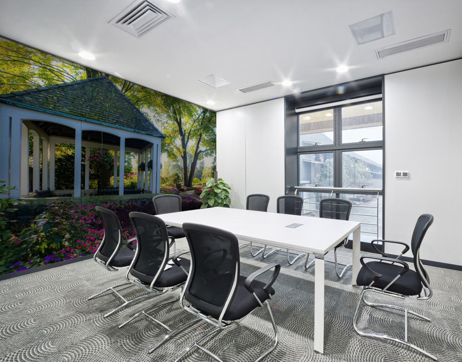 Morning in the Gardens Wall Printing