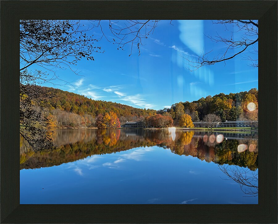 Autumn Reflections at Peaks of Otter Picture Frame print
