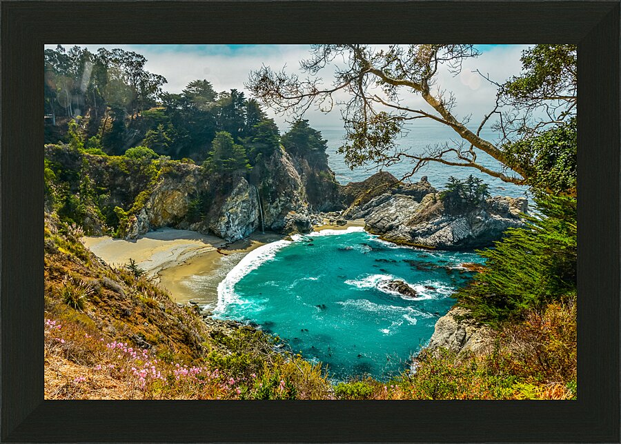 Seaside Serenity: McWay Falls Picture Frame print