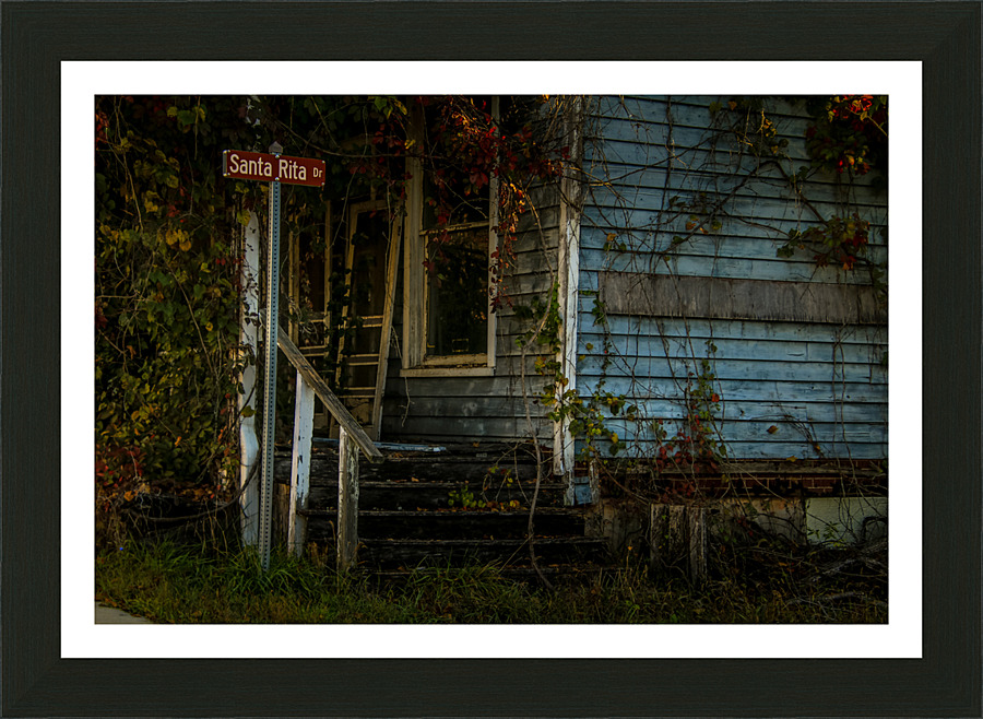 Abondoned Building  Picture Frame print