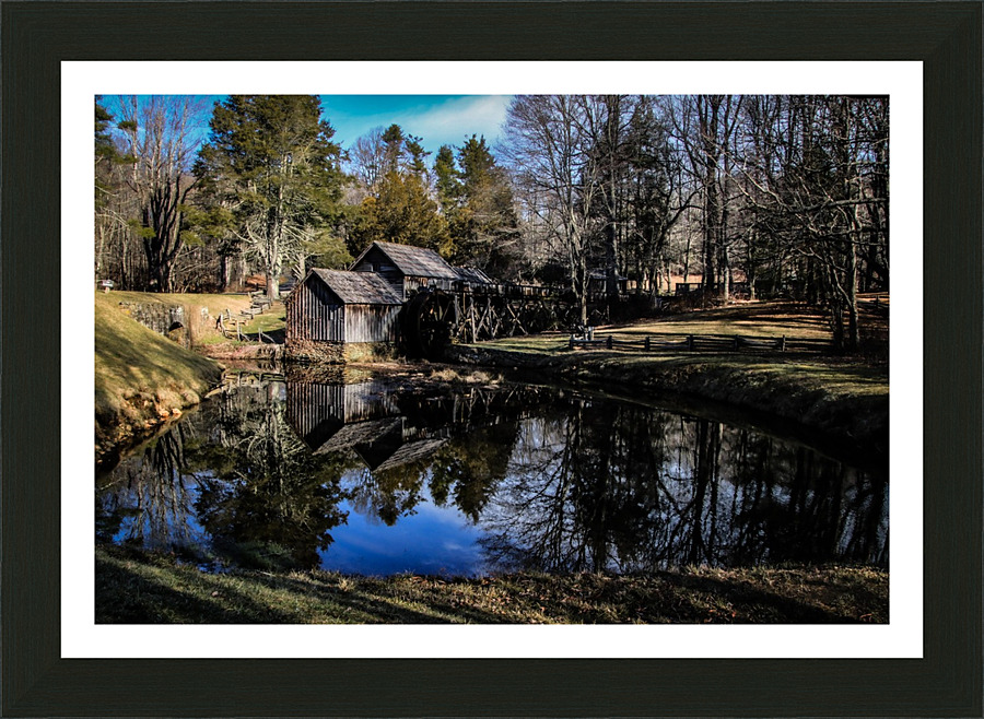 Late Winter at Mabry Mill  Framed Print Print