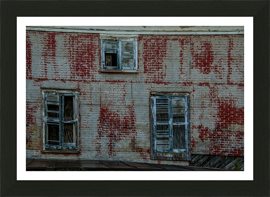 Window and Wall Textures   Framed Print Print