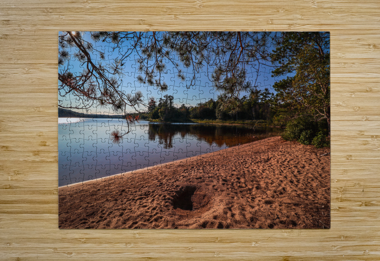 Deer Lake Park Beach Deb Beausoleil Puzzle printing