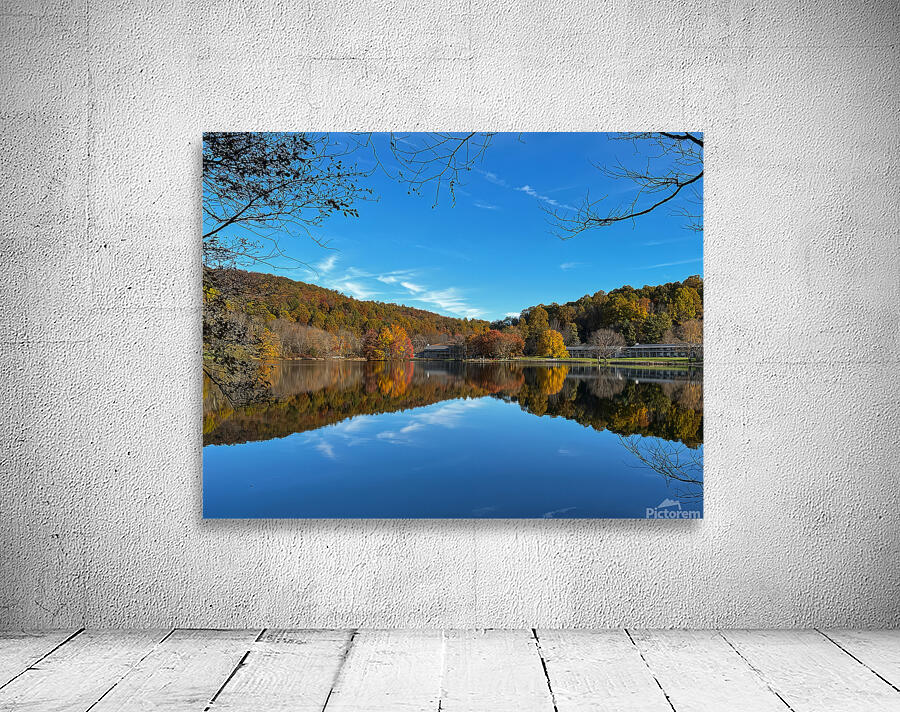Autumn Reflections at Peaks of Otter by Deb Beausoleil