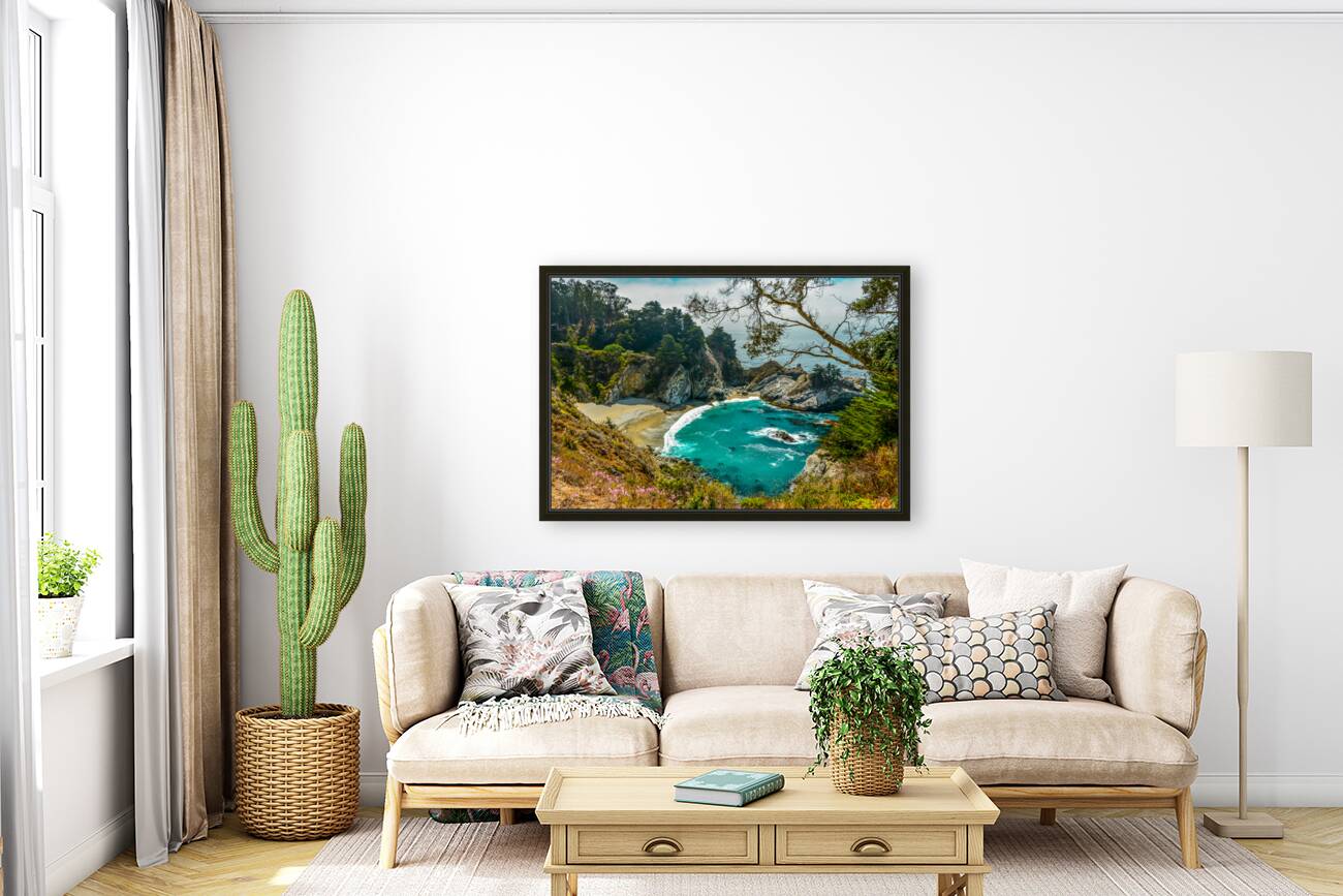 Seaside Serenity: McWay Falls Reproduction