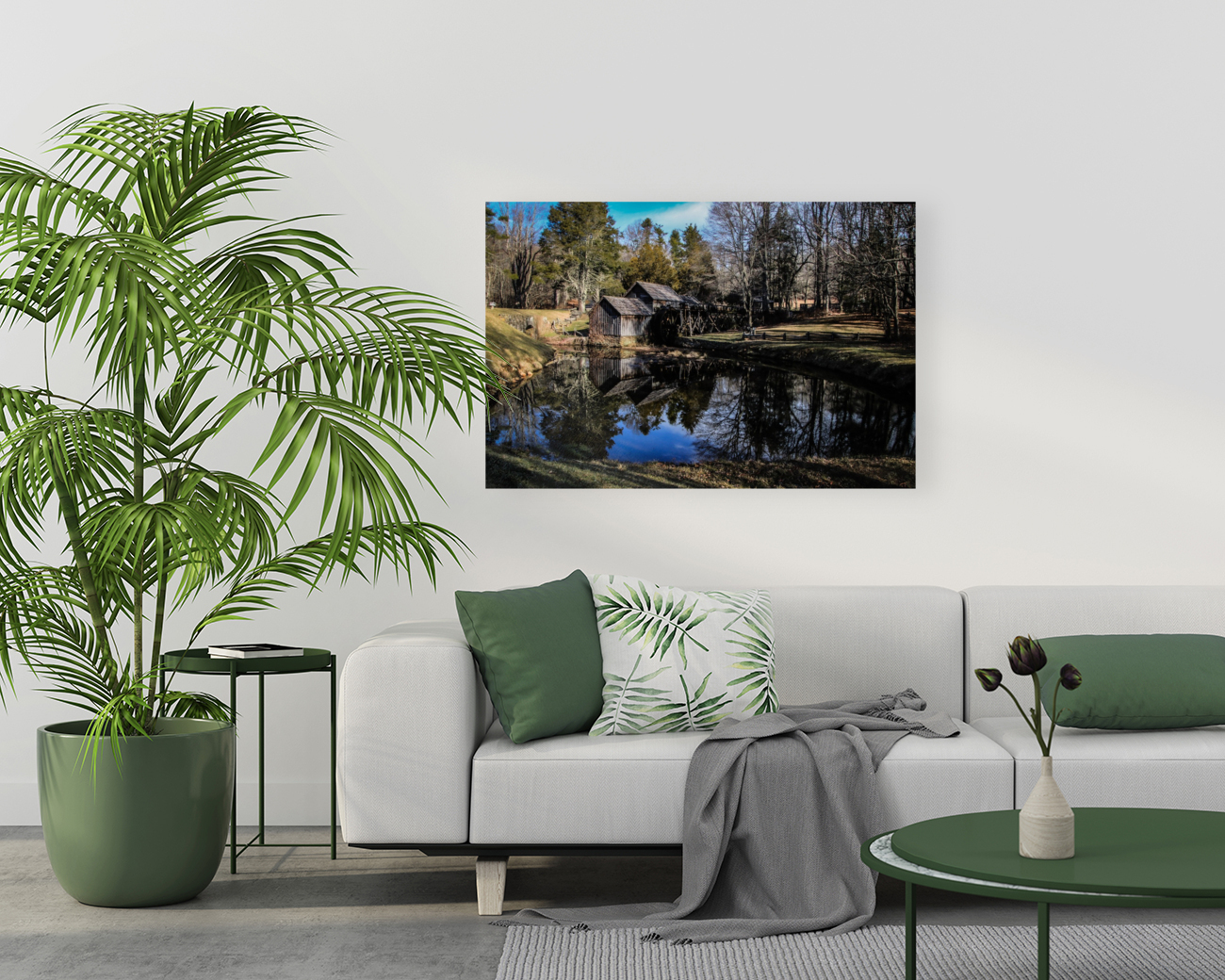 Late Winter at Mabry Mill Reproduction