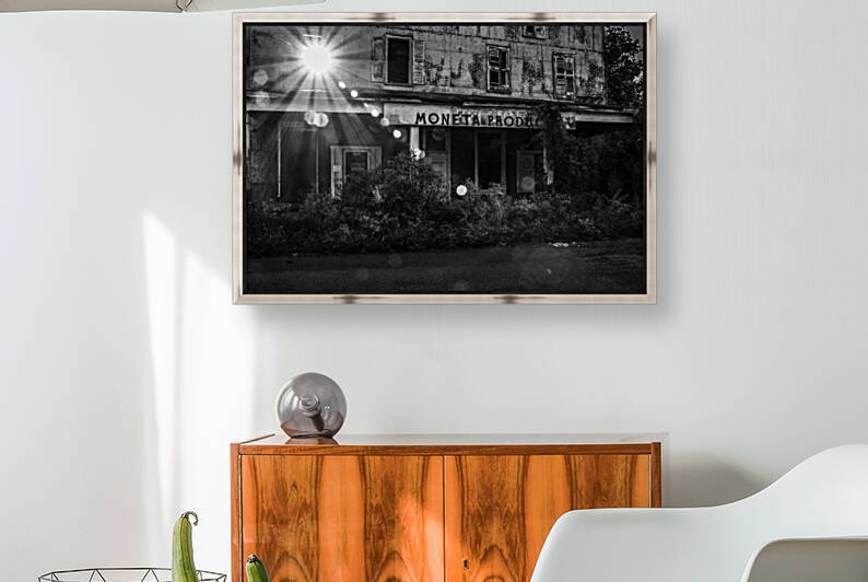 Building Sunlight in Black & White by Deb Beausoleil