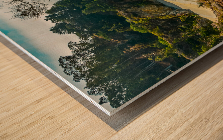 Seaside Serenity: McWay Falls Wood print