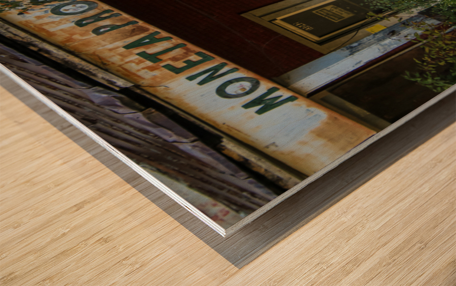 Closed for Business Wood print