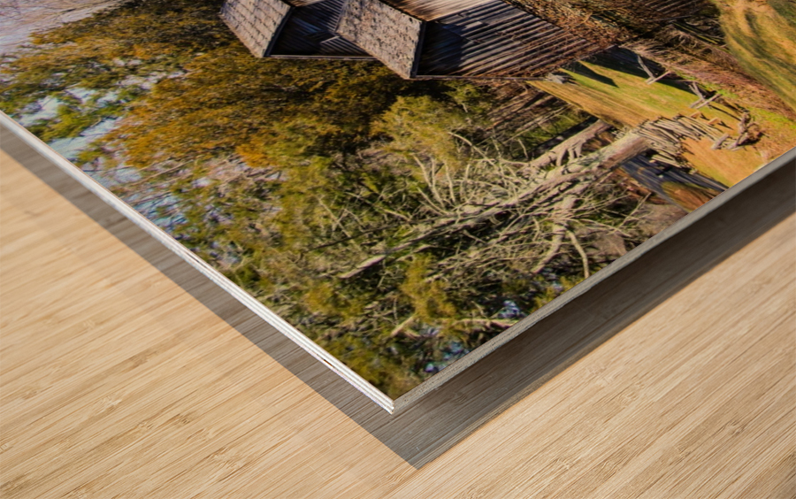 Mabry Mill - Late Winter Wood print