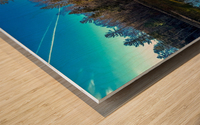 Otter Lake Reflections Wood print